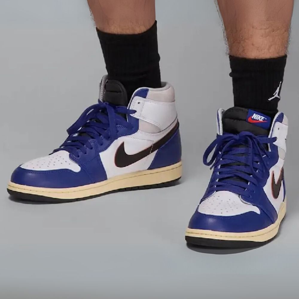 On-foot of the Air Jordan 1