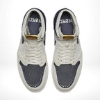 Top-down view of the Air Jordan 1
