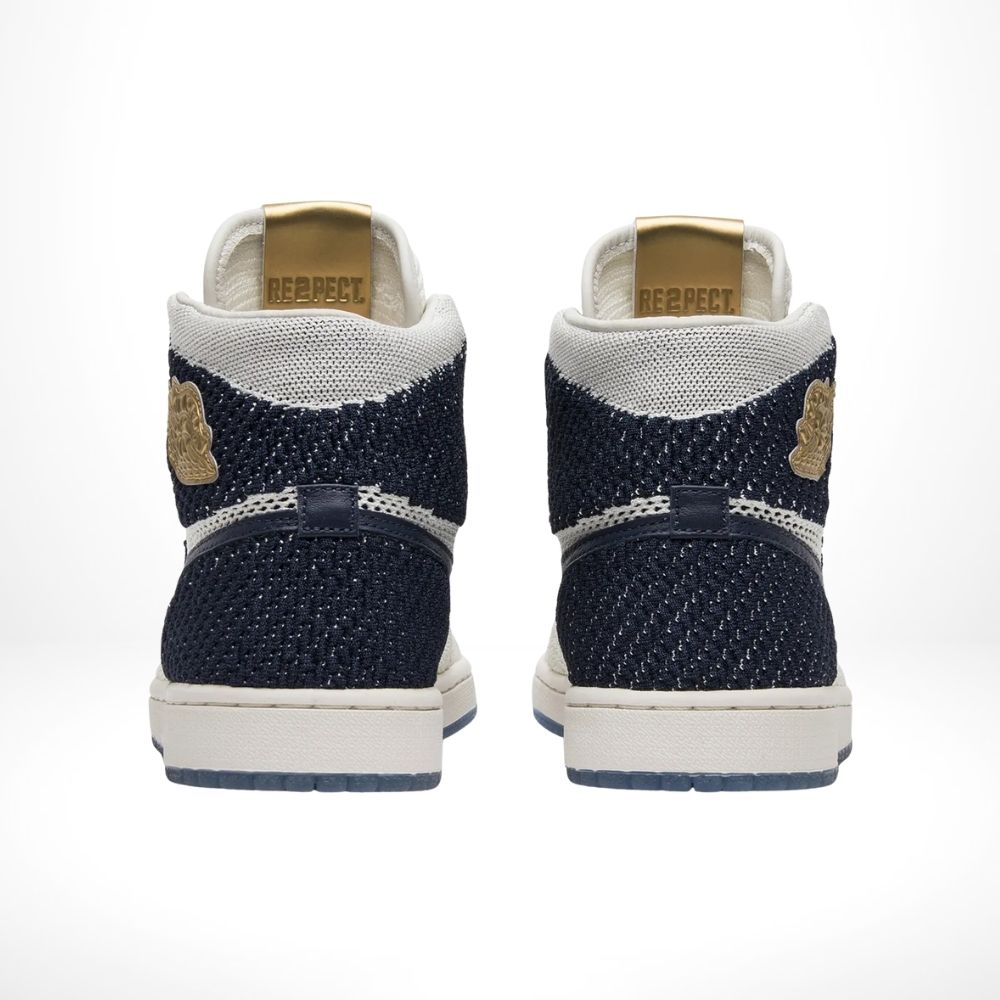 Rear view of the Air Jordan 1
