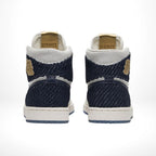 Rear view of the Air Jordan 1