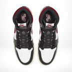 Top-down view of the Air Jordan 1