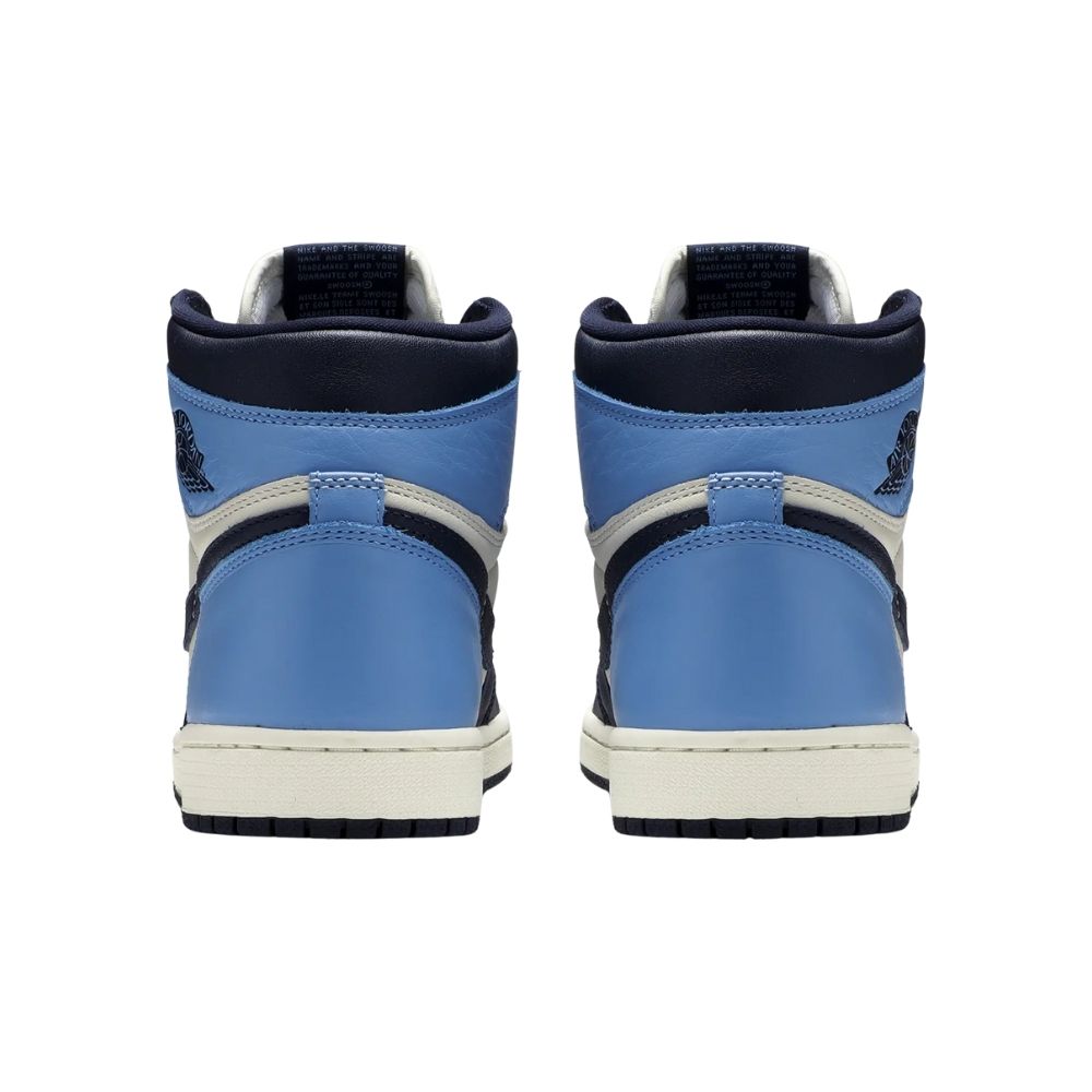 Rear view of the Air Jordan 1