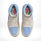 Top-down view of the Air Jordan 1