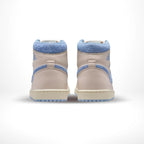 Rear view of the Air Jordan 1