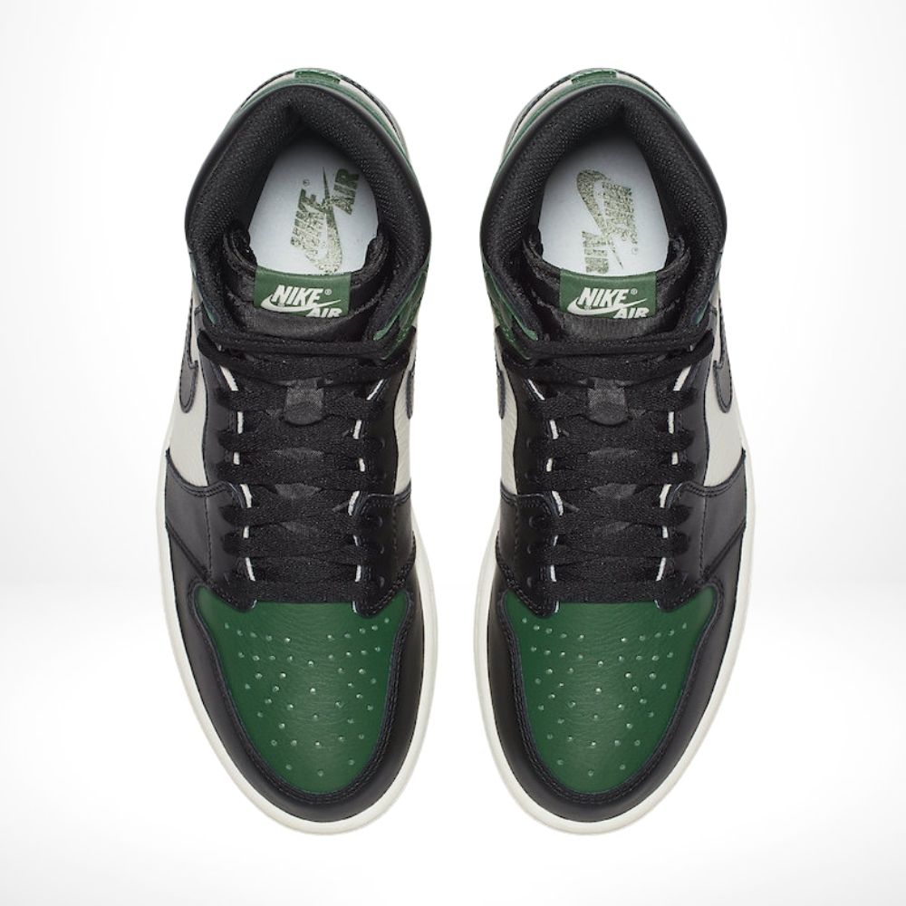 Top-down view of the Air Jordan 1