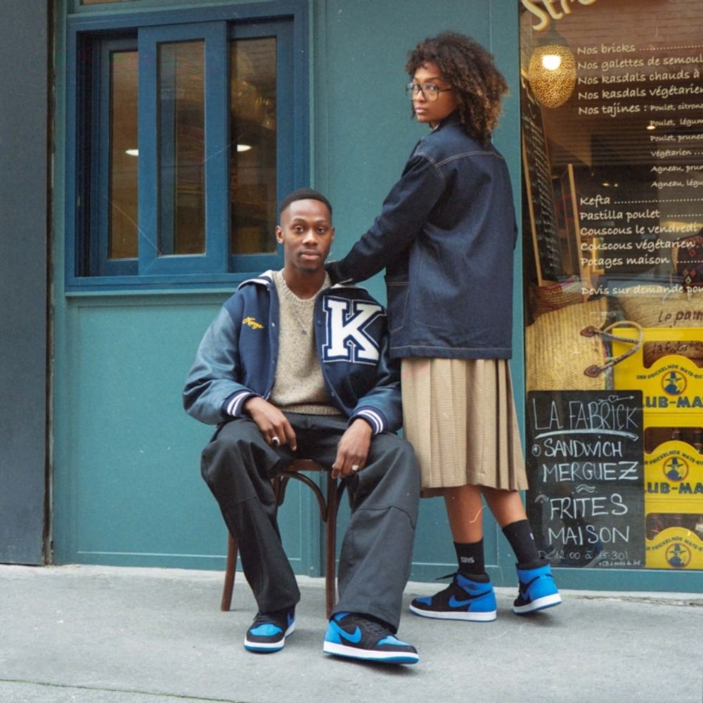Real lifestyle image of Air Jordan 1