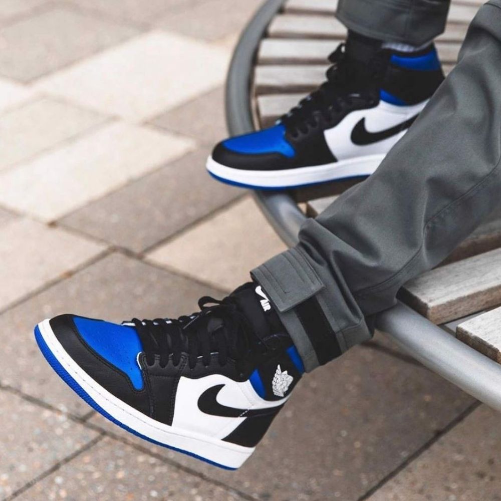 On-foot of the Air Jordan 1