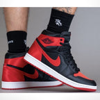 Real lifestyle image of Air Jordan 1