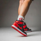 Real lifestyle image of Air Jordan 1