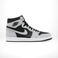 Side view of the Air Jordan 1