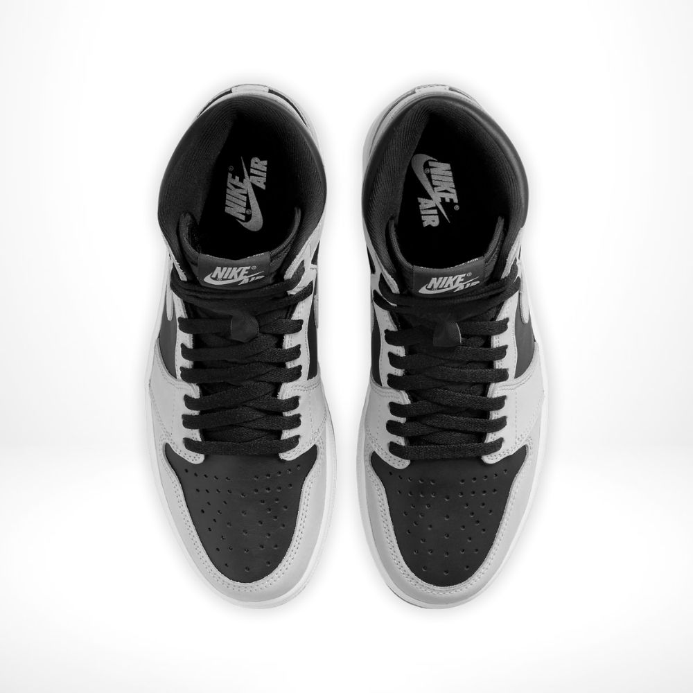 Top-down view of the Air Jordan 1