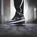 On-foot of the Air Jordan 1
