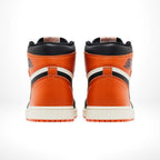 Rear view of the Air Jordan 1