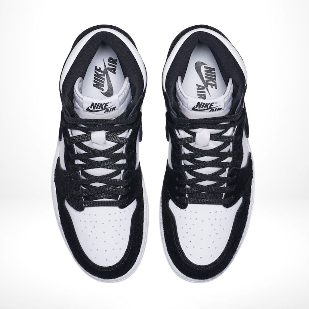 Top-down view of the Air Jordan 1