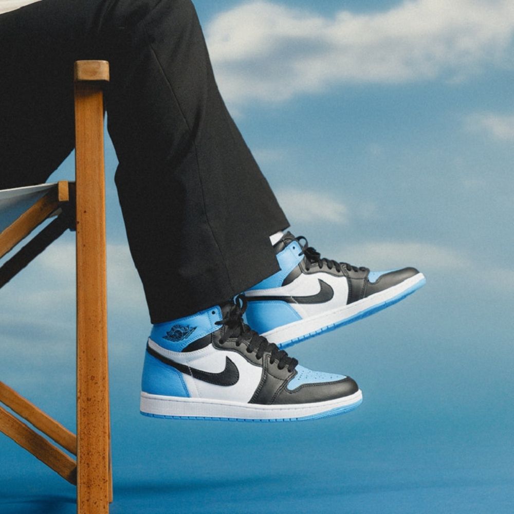 Real lifestyle image of Air Jordan 1