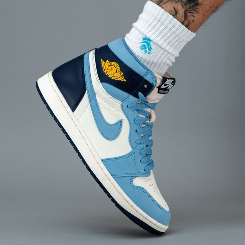 Real lifestyle image of Air Jordan 1