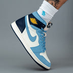 Real lifestyle image of Air Jordan 1