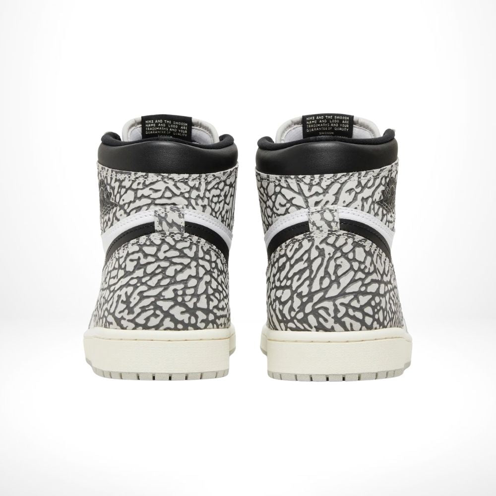 Rear view of the Air Jordan 1