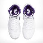 Top-down view of the Air Jordan 1