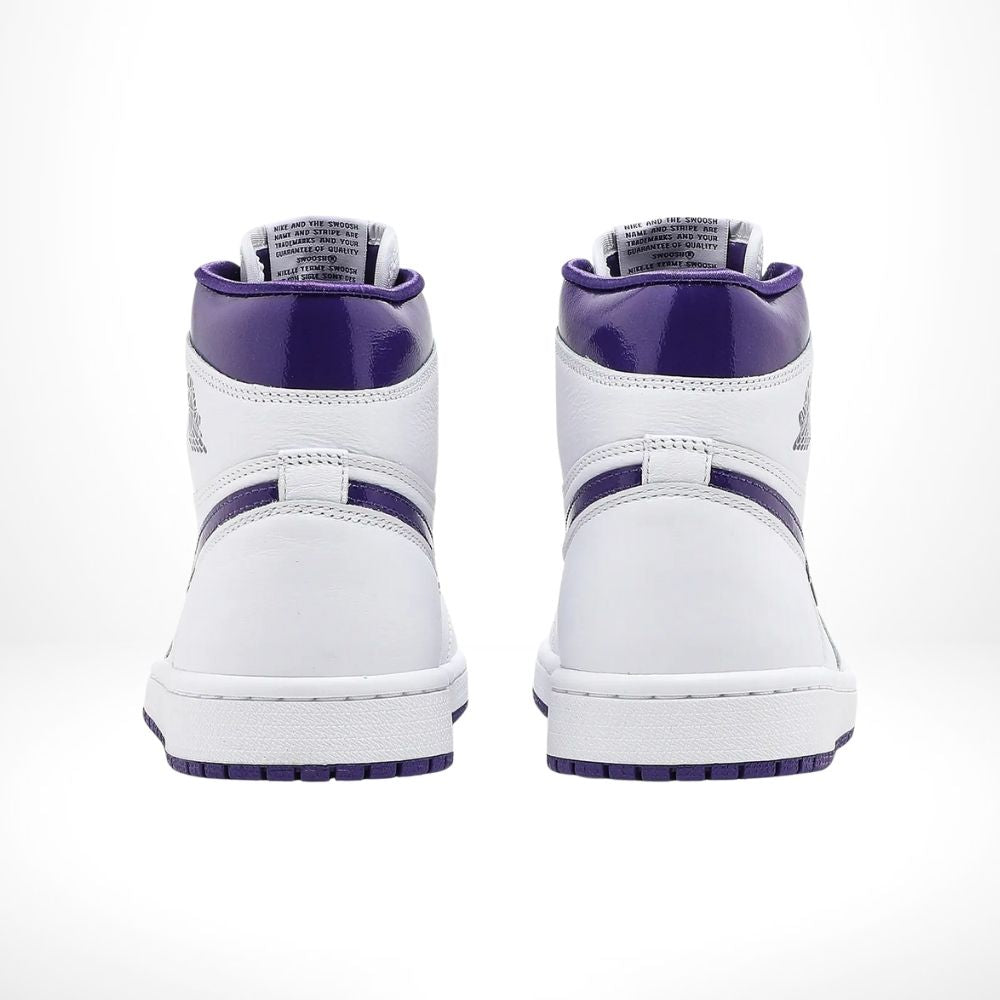 Rear view of the Air Jordan 1