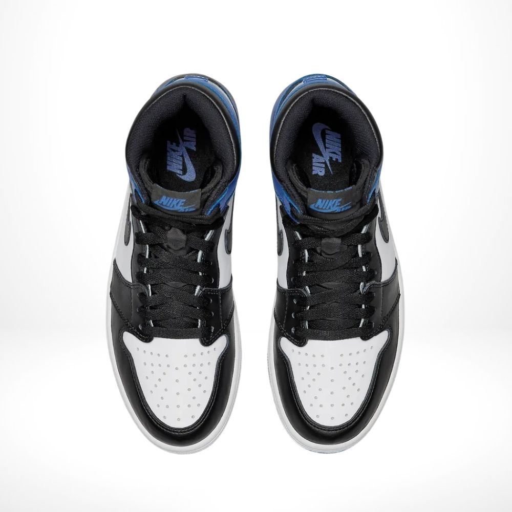 Top-down view of the Air Jordan 1