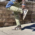 Real lifestyle image of Air Jordan 1