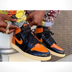 Real lifestyle image of Air Jordan 1