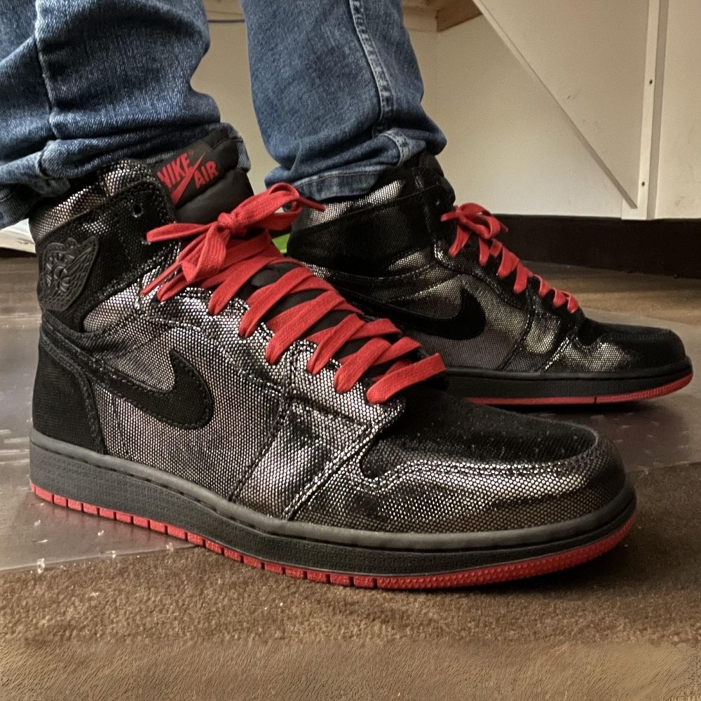On-foot of the Air Jordan 1