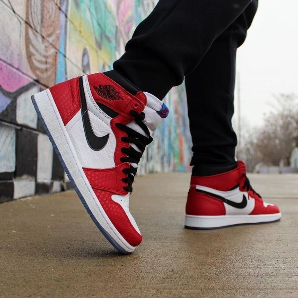 Real lifestyle image of Air Jordan 1