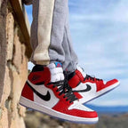 Real lifestyle image of Air Jordan 1
