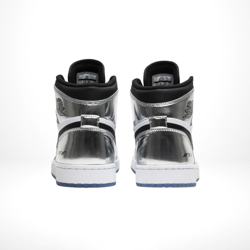 Rear view of the Air Jordan 1