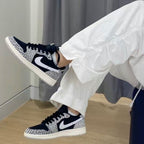 Real lifestyle image of Air Jordan 1