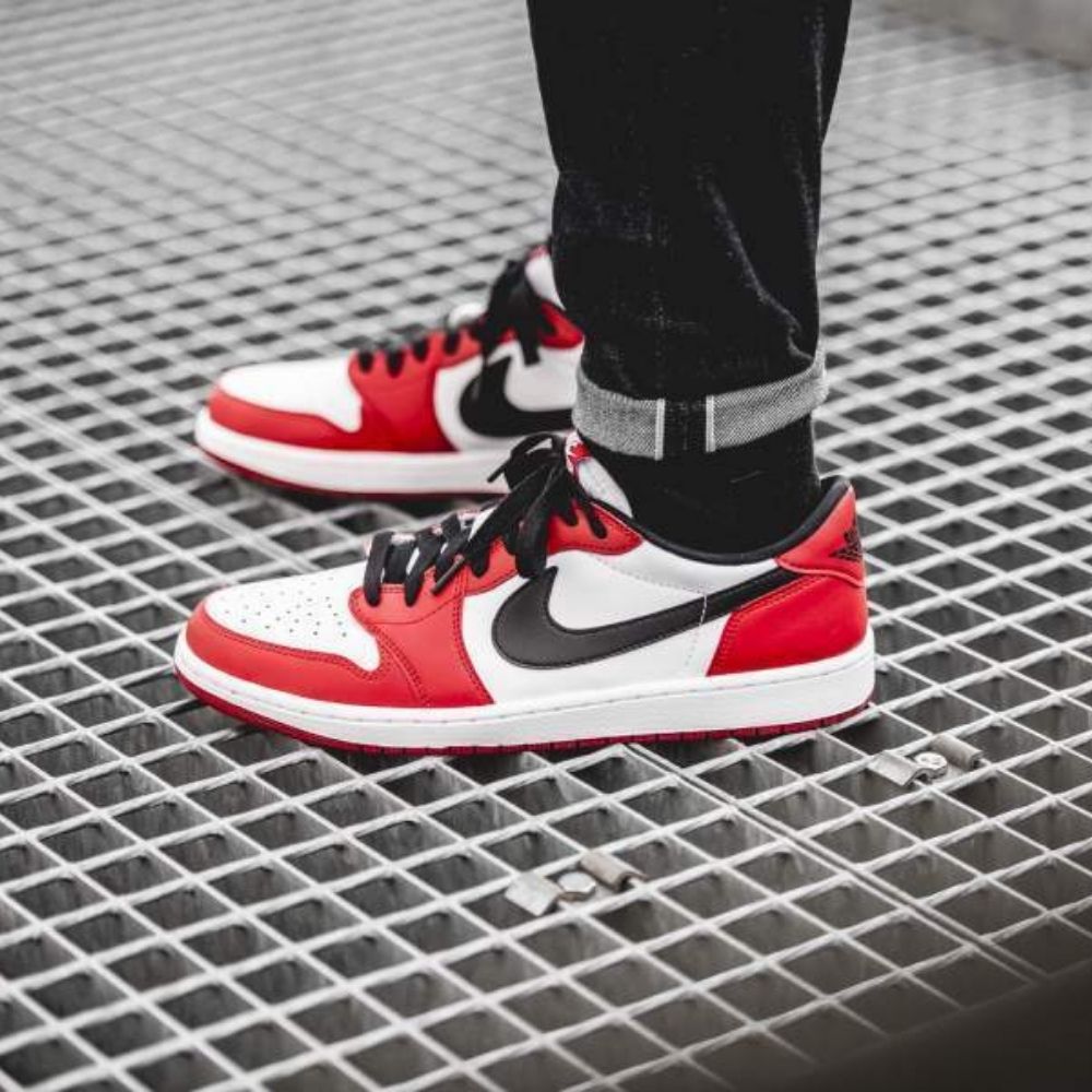 Real lifestyle image of Air Jordan 1