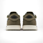 Rear view of the Air Jordan 1