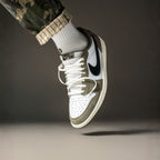 On-foot of the Air Jordan 1