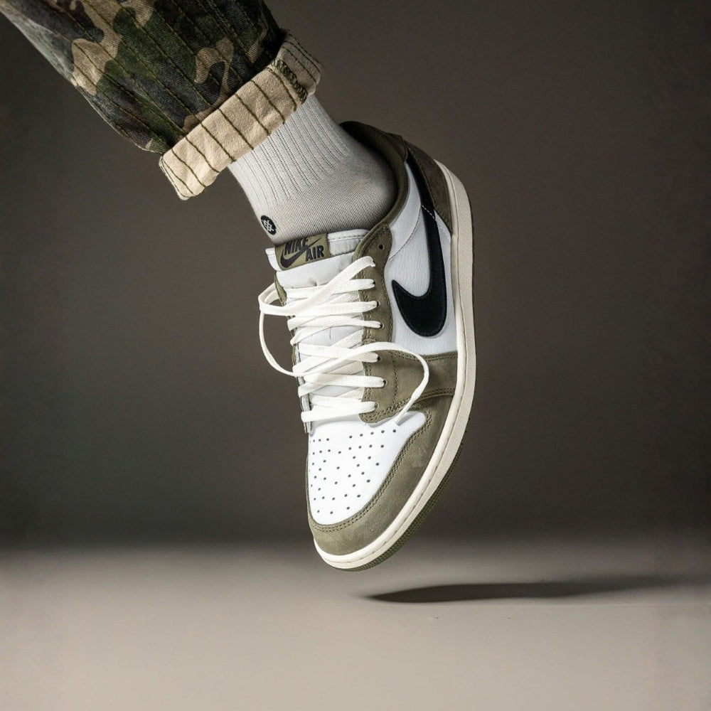 On-foot of the Air Jordan 1