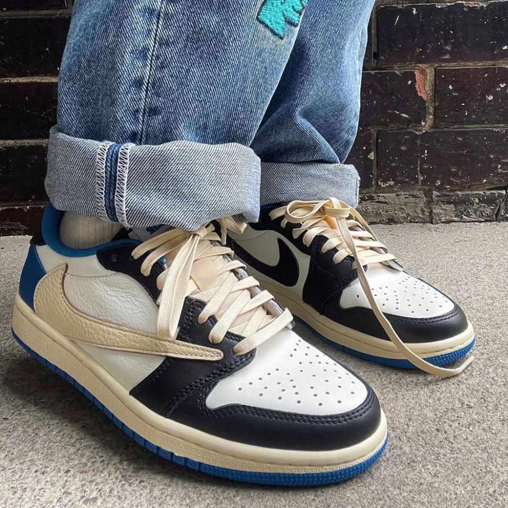 On-foot of the Air Jordan 1