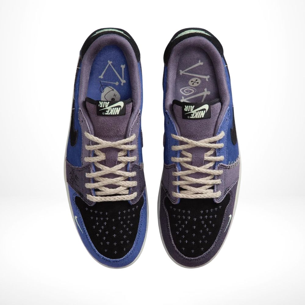 Top-down view of the Air Jordan 1