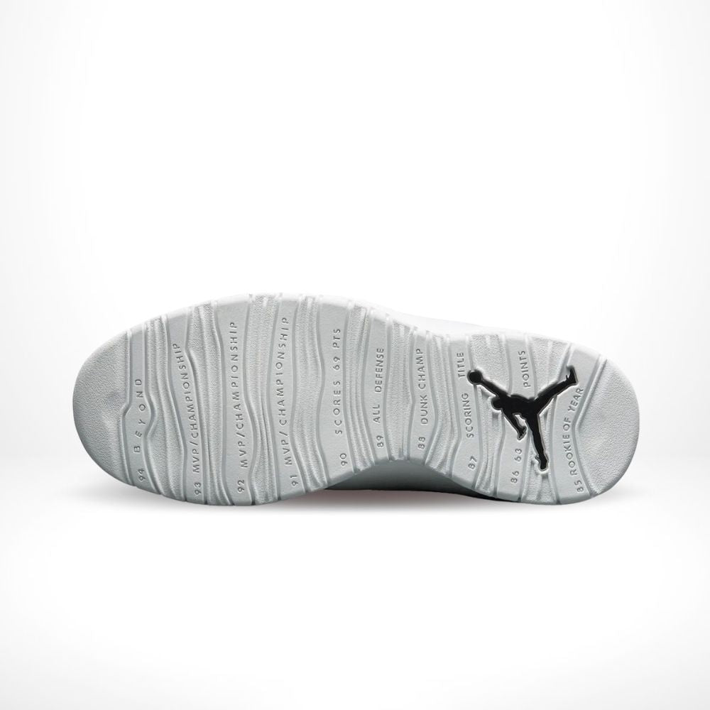 Bottom view of the Air Jordan 10