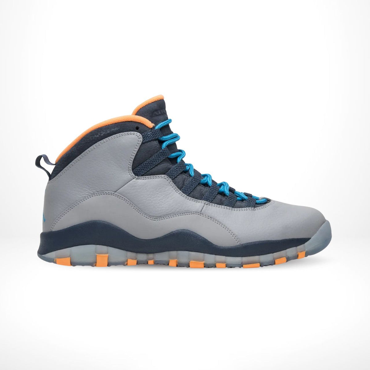 Side view of the Air Jordan 10