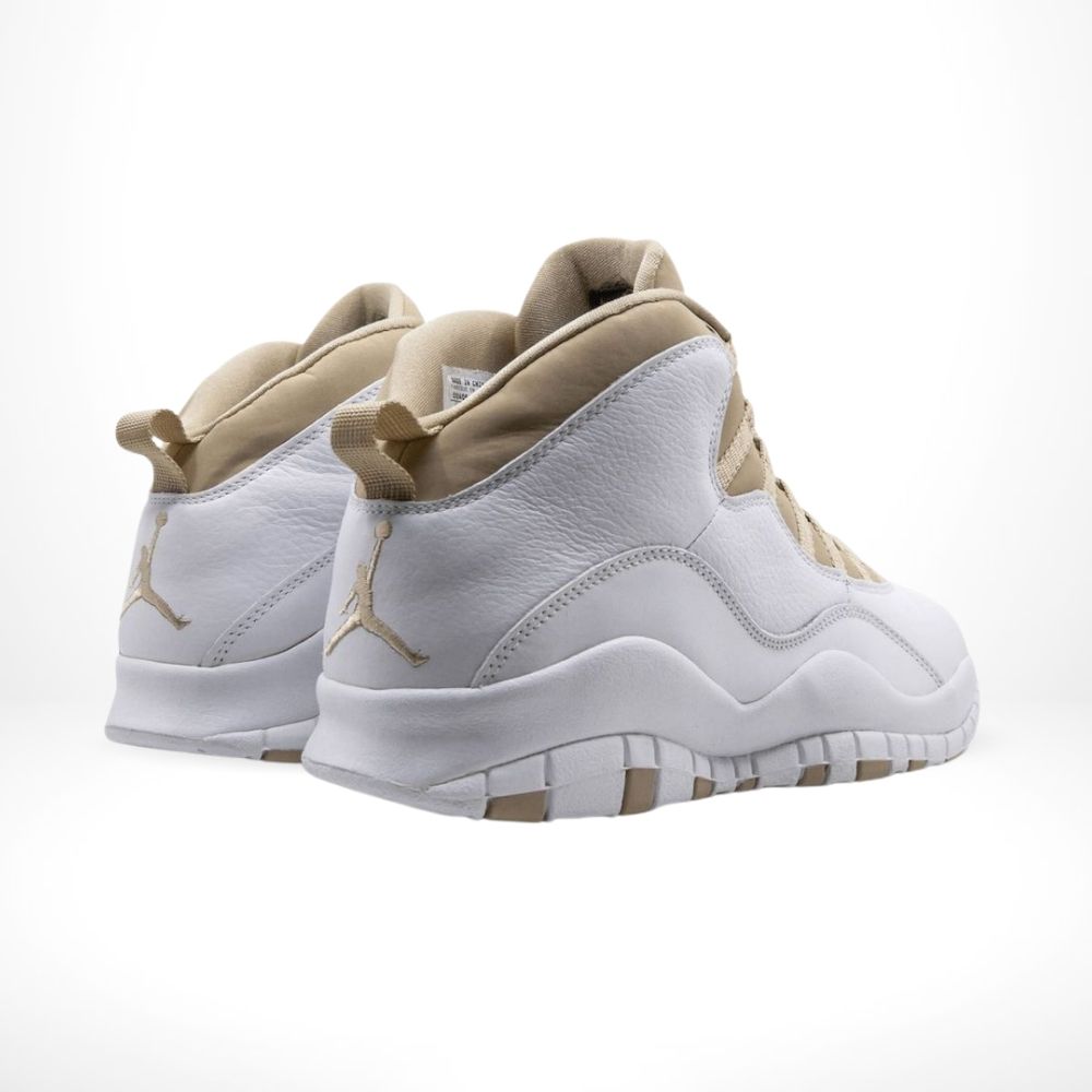Rear view of Air Jordan 10
