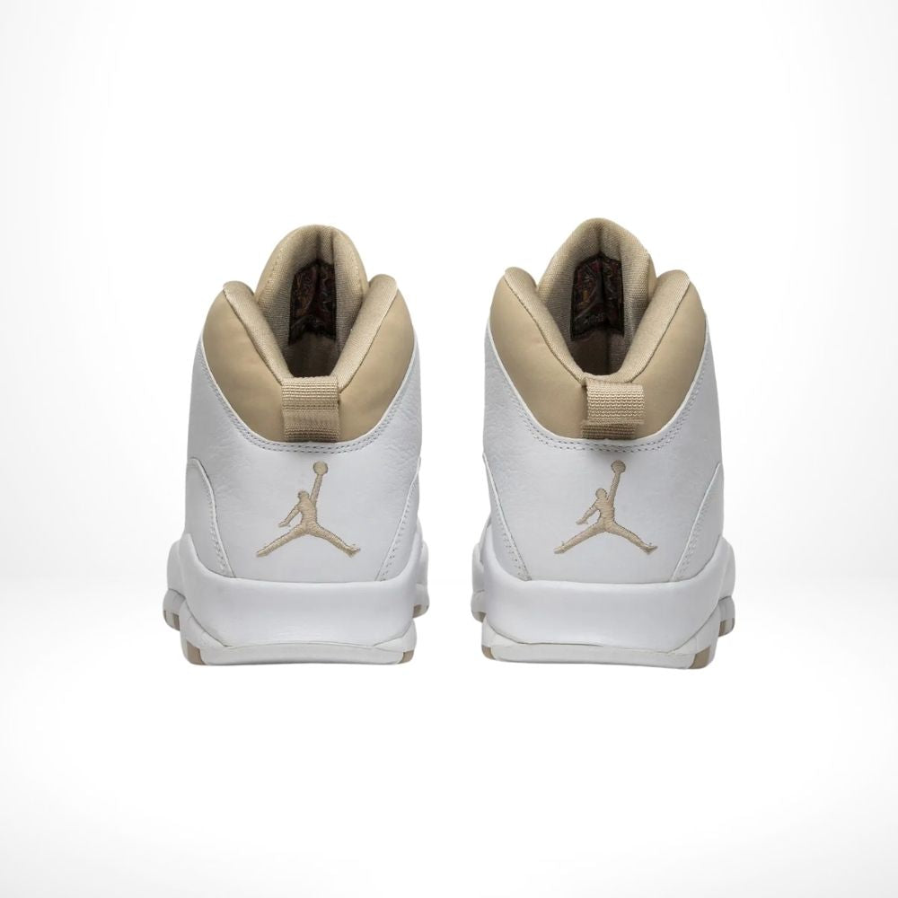 Rear view of Air Jordan 10