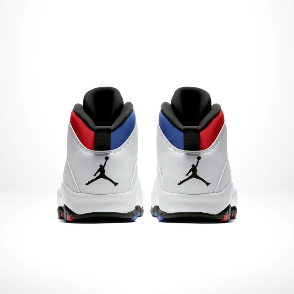 Rear view of the Air Jordan 10