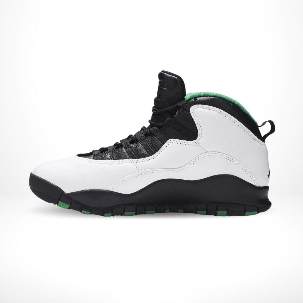 Medial side view of the Air Jordan 10
