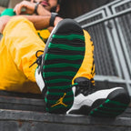 On-foot of the Air Jordan 10