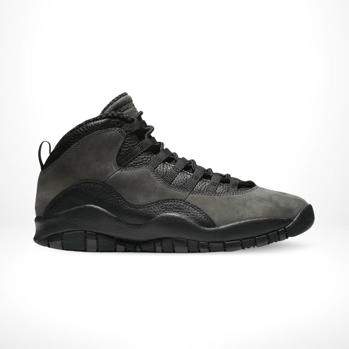 Side view of the Air Jordan 10