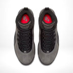 Top-down view of the Air Jordan 10
