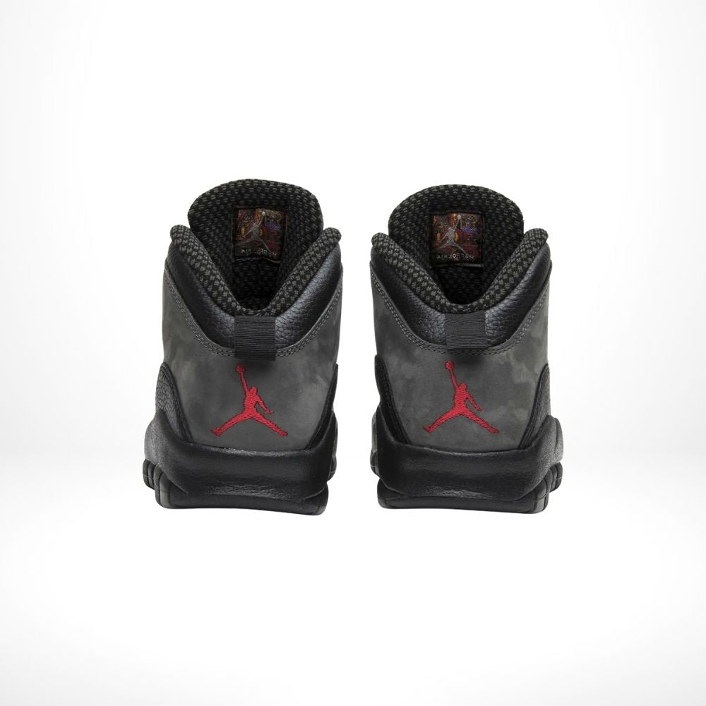 Rear view of the Air Jordan 10