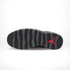 Bottom view of the Air Jordan 10