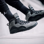 On-foot of the Air Jordan 10